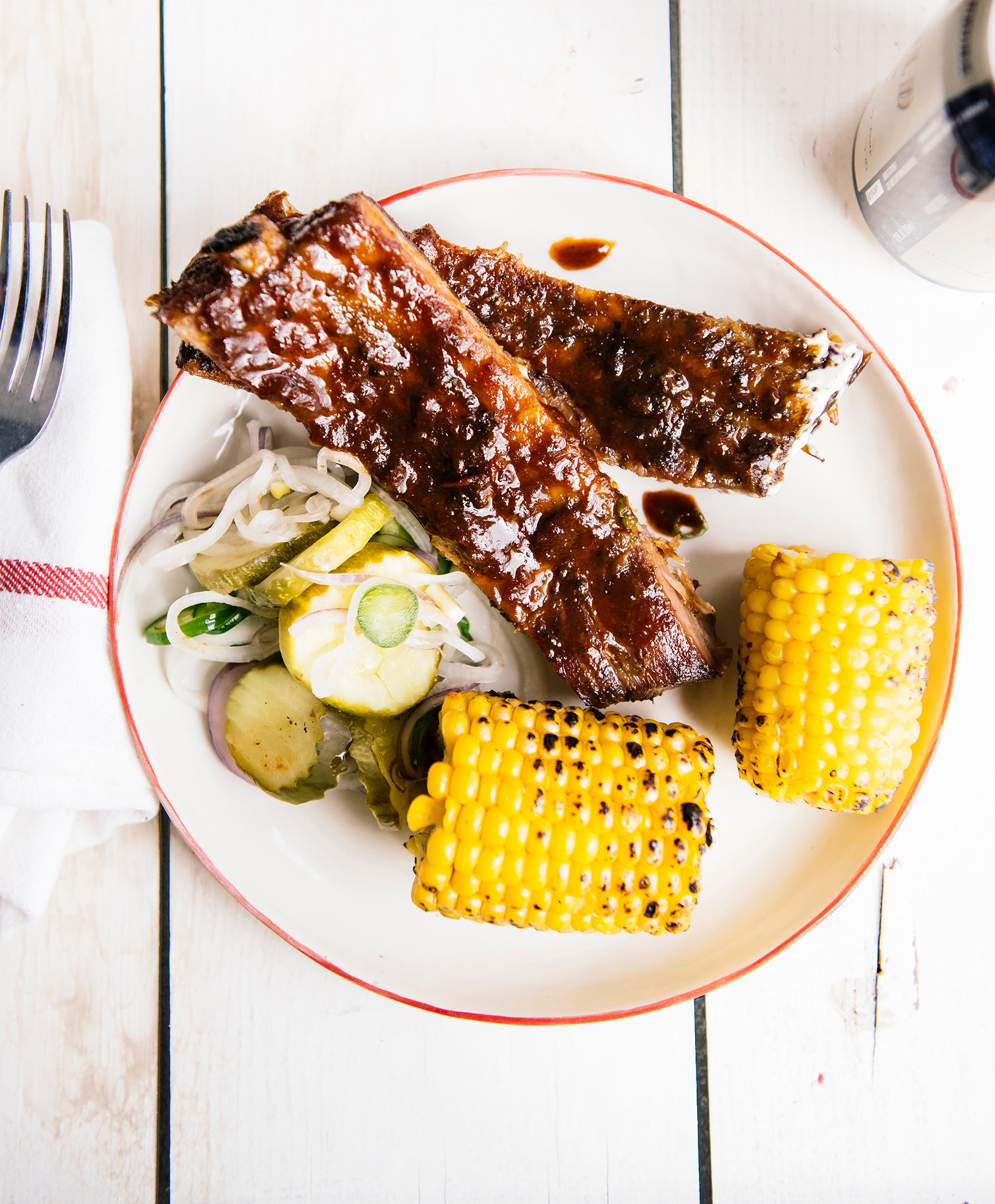 Pork Ribs, Full Plate American Ribs