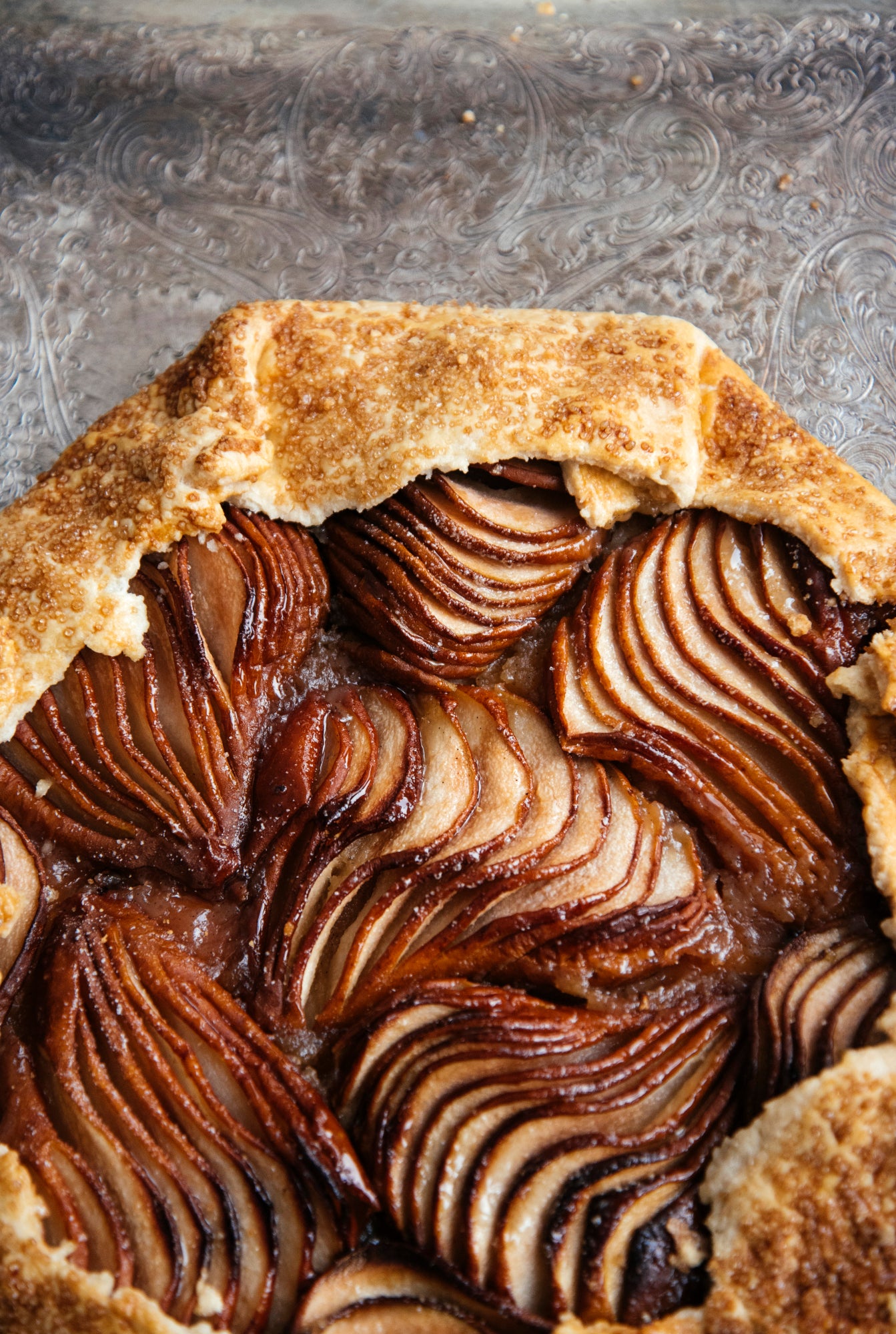 Individual Cinnamon Pear Galettes