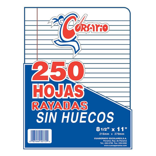 STICKER PAPEL ADHESIVO BRILLANTE 8.5X11 PAQUETE 25 HOJAS – Almacen