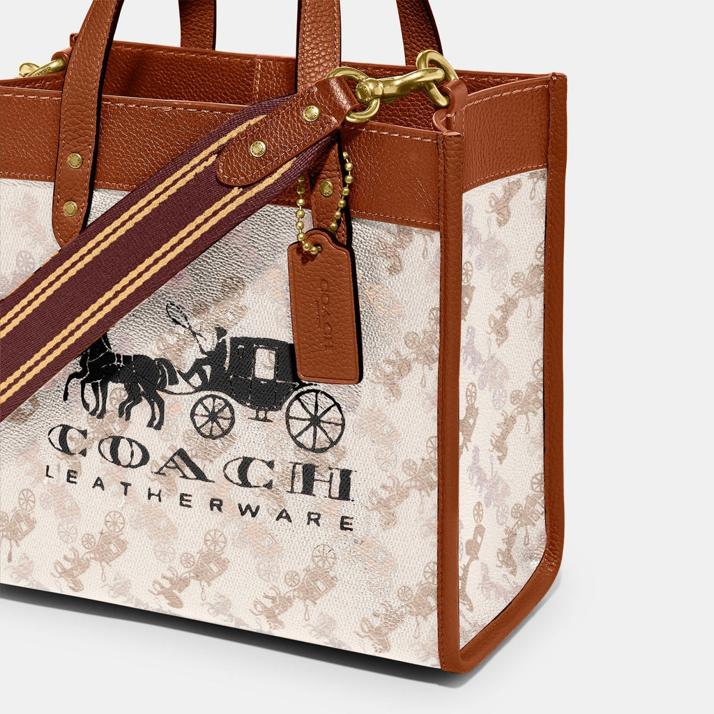 Field Tote 22 With Horse And Carriage Print And Carriage Badge – COACH ...
