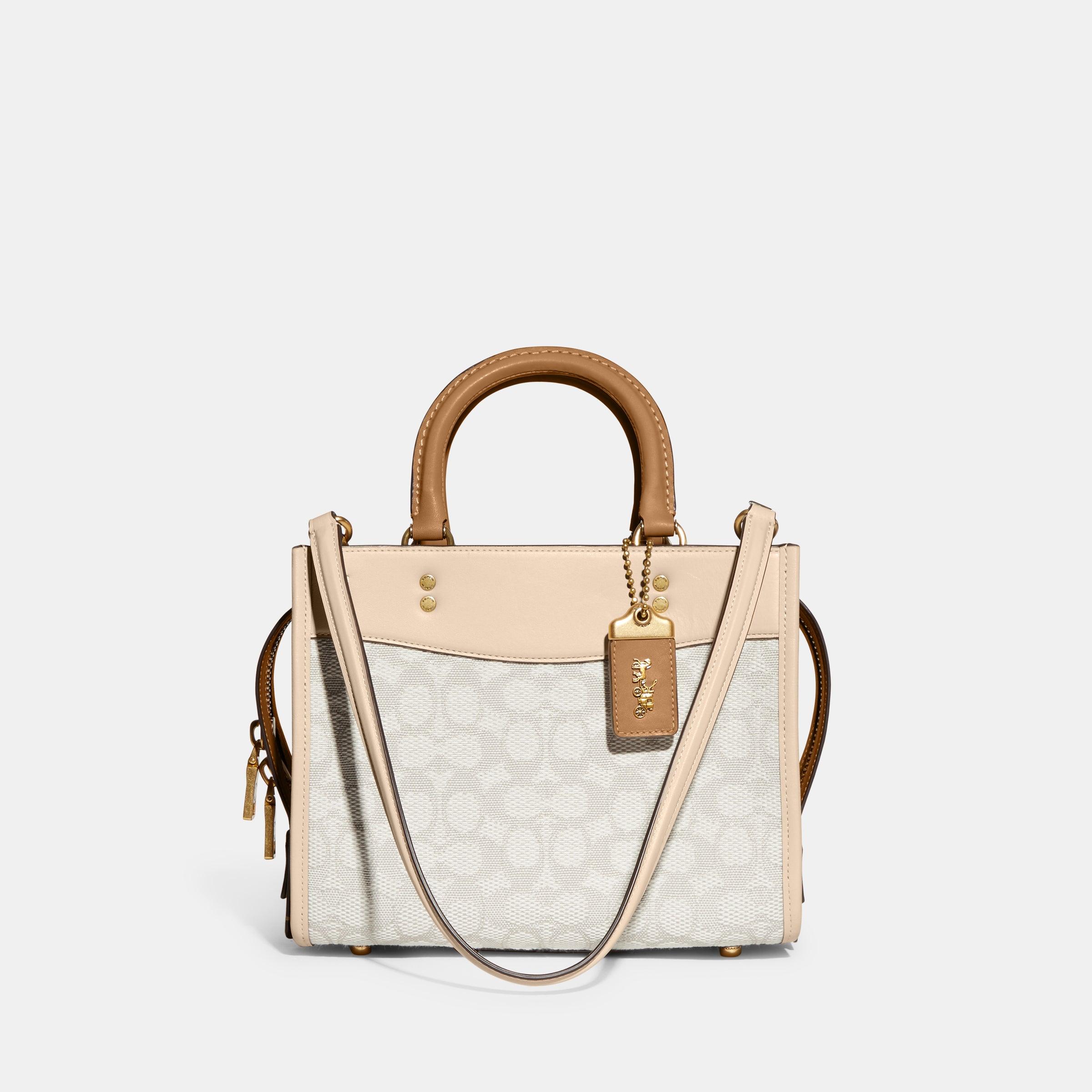 Coach Signature Textile Jacquard Micro Rogue - Cocoa Burnished Amb