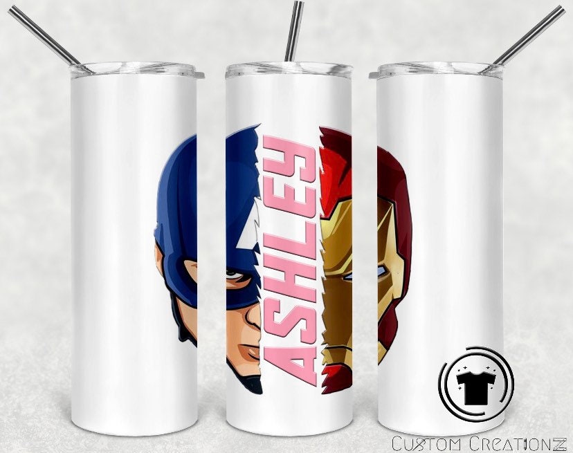 Mario Stainless Steel Tumbler with stainless steel straw – ByCustomCreationz