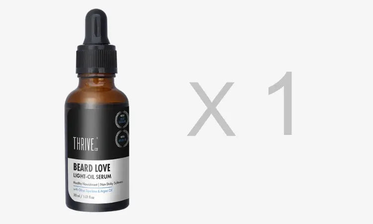 pack of 1 thriveco beard serum for styling your beard