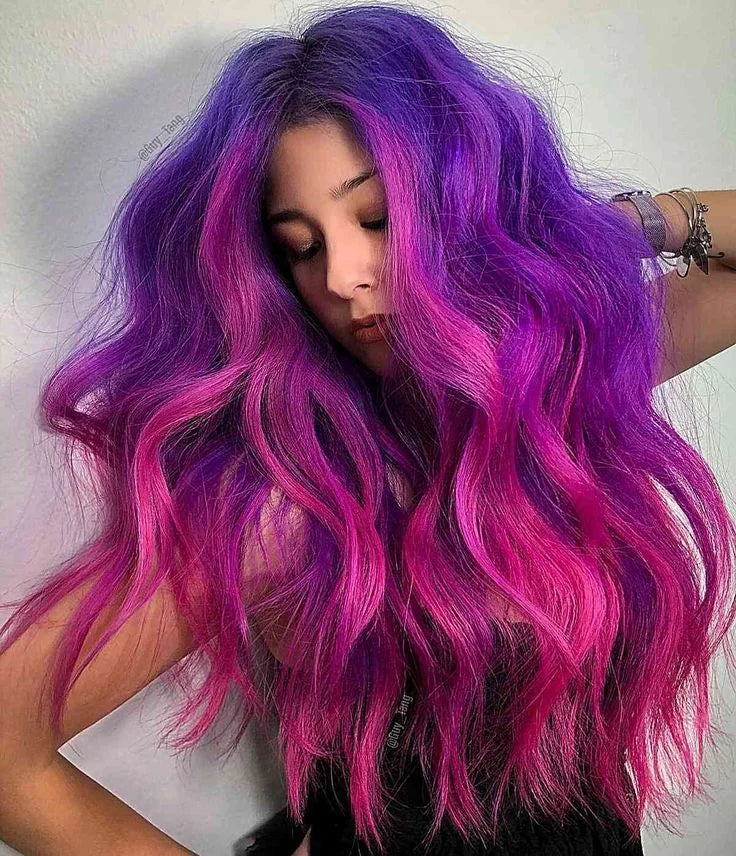 Some Pink and Purple hair color ideas for ya!