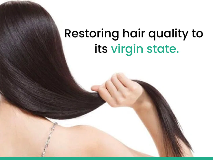 restore hair quality to its virgin state with ThriveCo hair Healing shampoo and conditioner combo