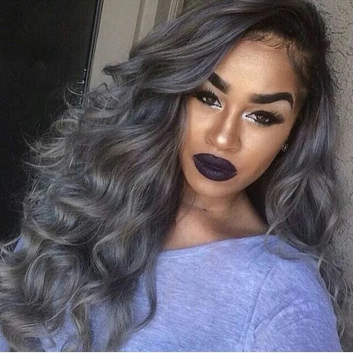 Grey and Black