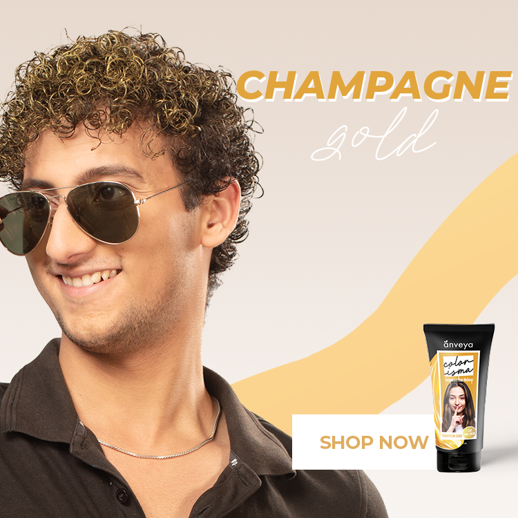  Champagne Gold Temporary Hair Color, 30ml