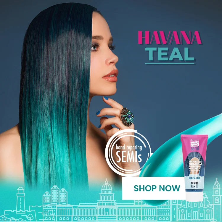 Havana Teal Semi Permanent Hair Color, 100ml