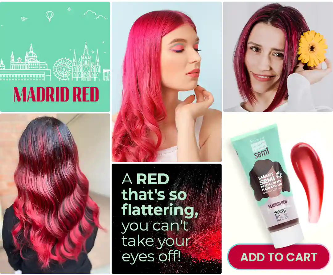 Madrid Red Semi Permanent Hair Color