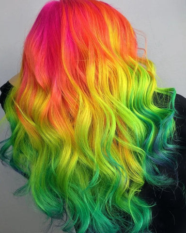 Neon Rainbow Look