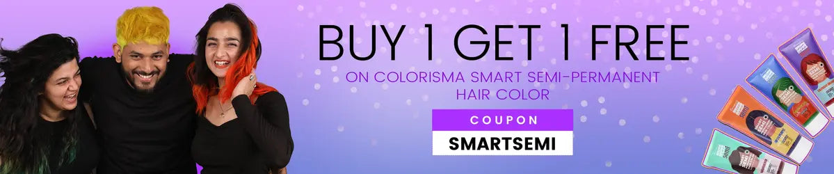 Buy 1 Get 1 On Colorisma Semi Permanent Hair Colors
