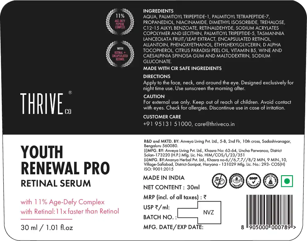 ThriveCo Youth Renewal Retinal Serum for beginners (2