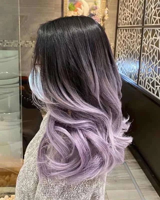 Bright Purple Highlights