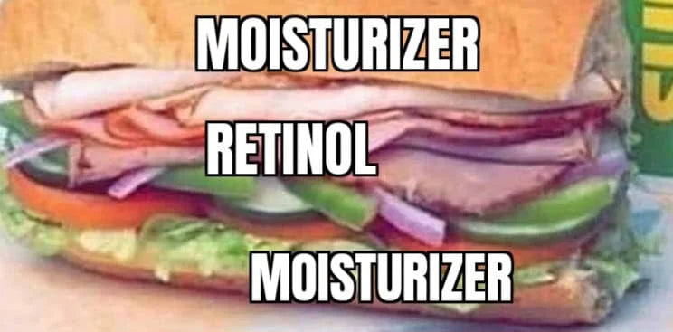 Retinol Sandwich Method