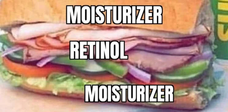 Retinol Sandwich Method