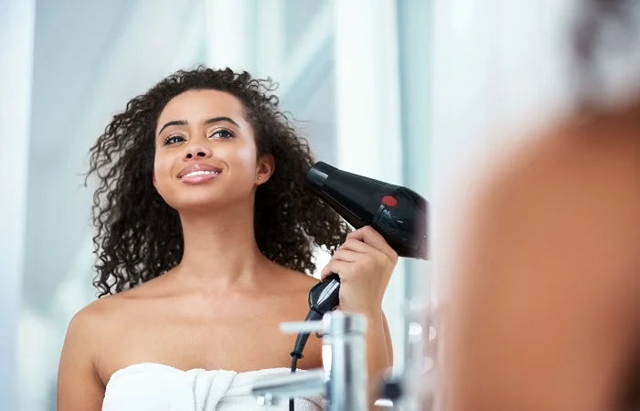 Drying Curly Hair