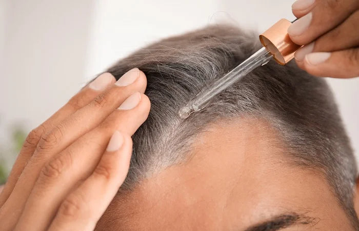 Hair serum for grey hair