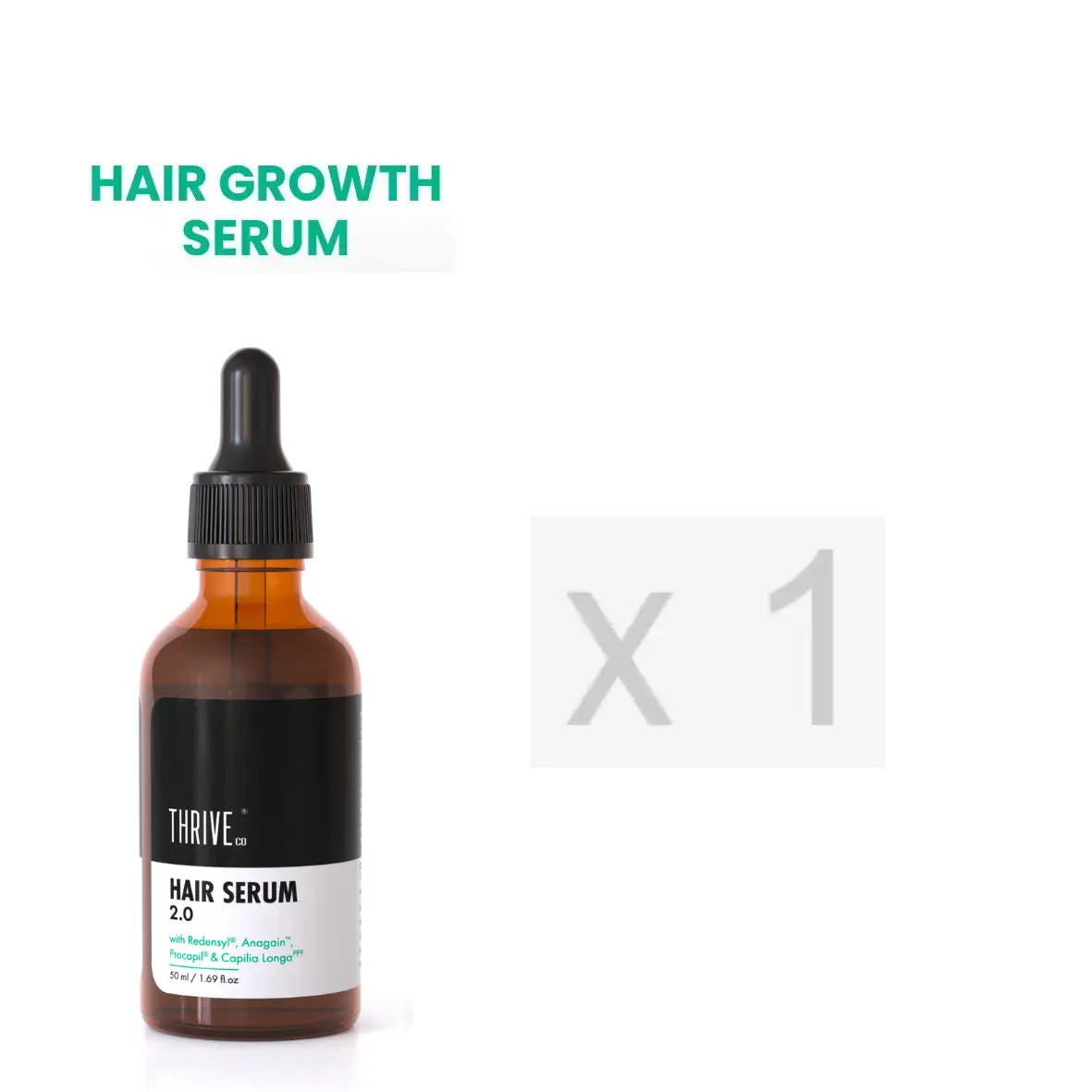 thriveco hair growth serum 1 month pack