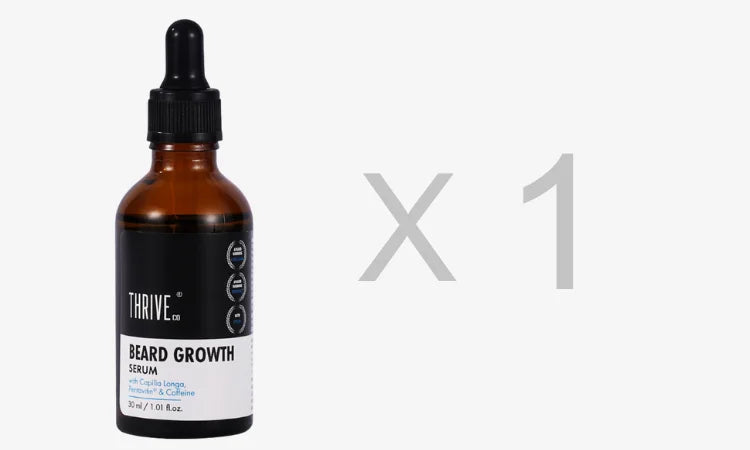 pack of 1 thriveco beard growth serum