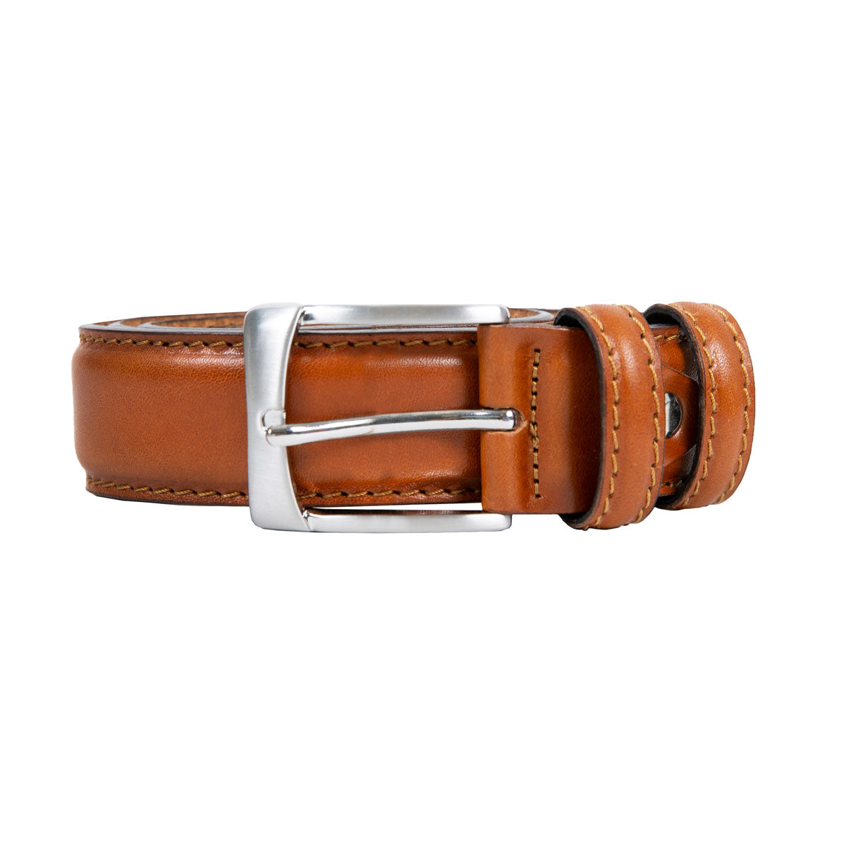Men’s Stitched Edge Leather Belt