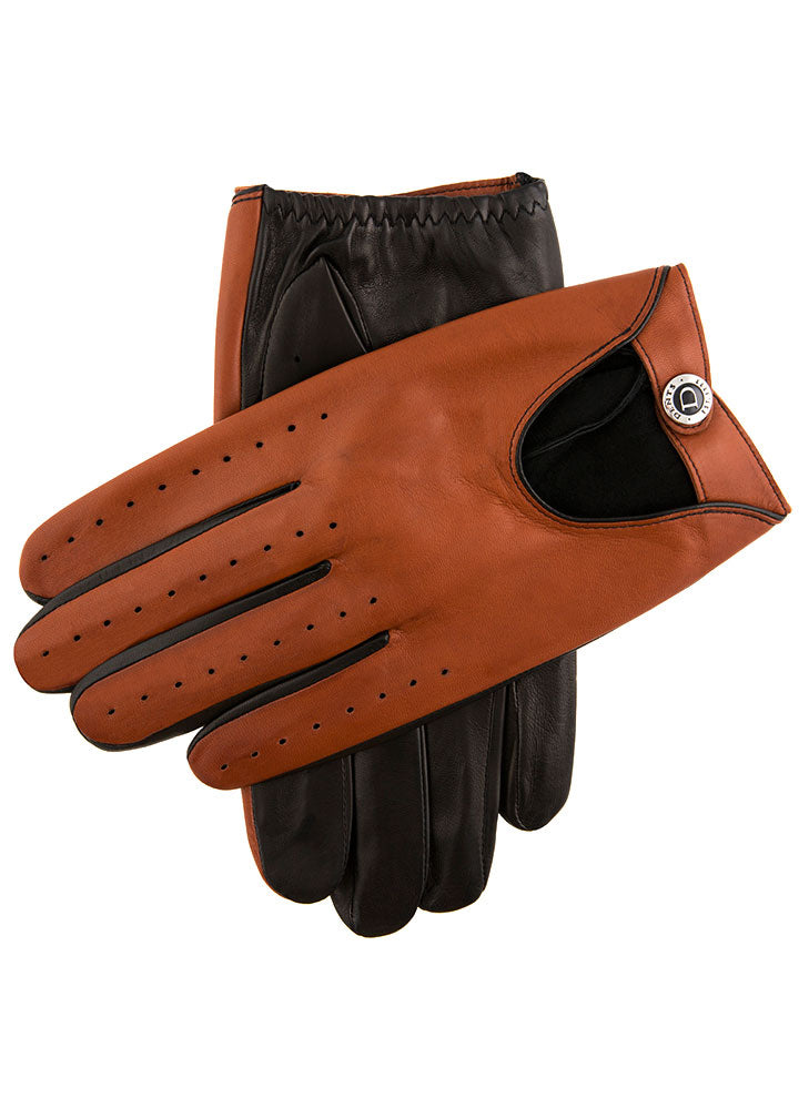 Woburn | Men's Two Colour Leather Driving Gloves | Dents