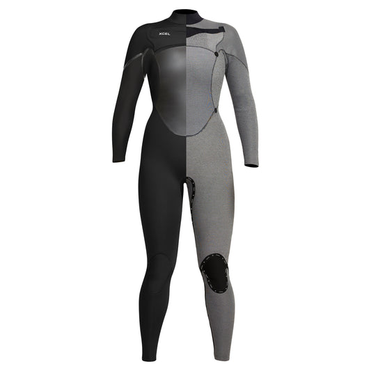 Women's Ocean Ramsey Axis 4/3mm Back Zip Full Wetsuit – Xcel