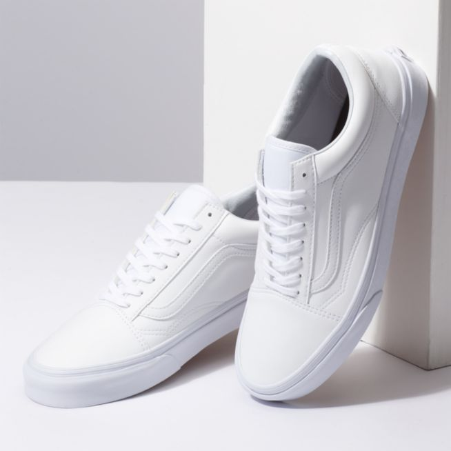 vans old skool classic tumble true white