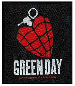 GREEN DAY (HEART GRENADE) PATCH