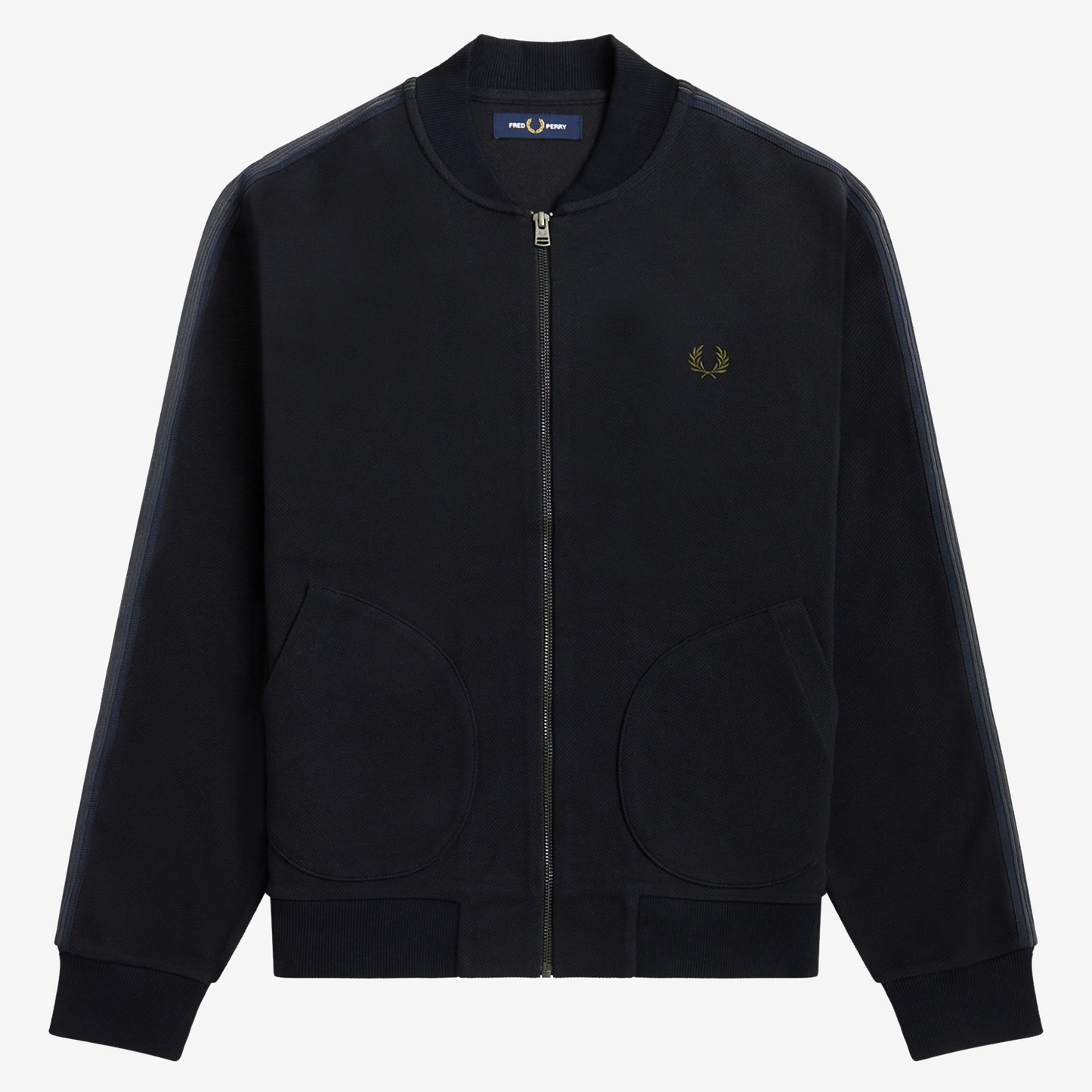 Fred Perry Knitted Tape Track Jacket – Dogfish Menswear