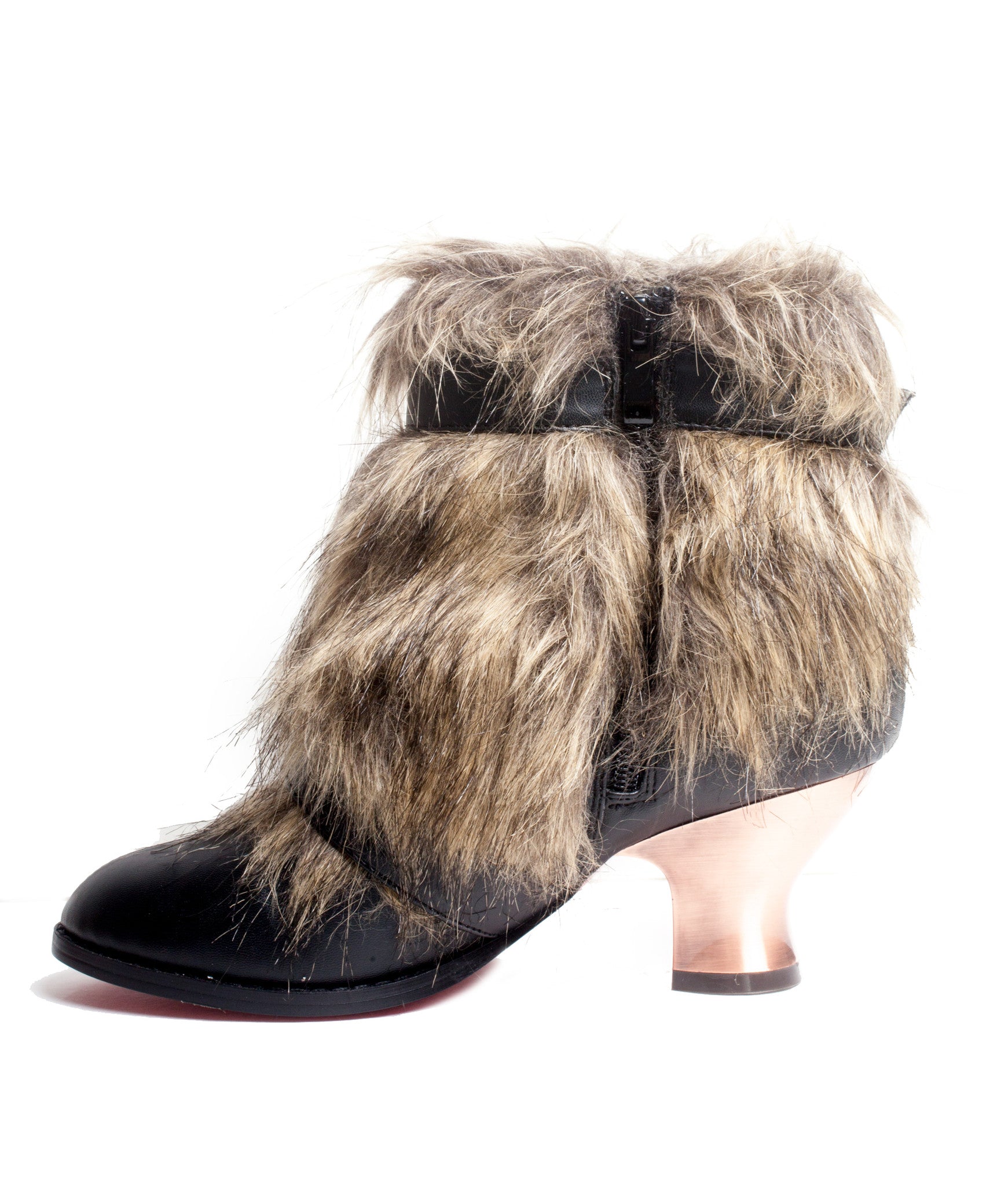 animal friendly fur boots