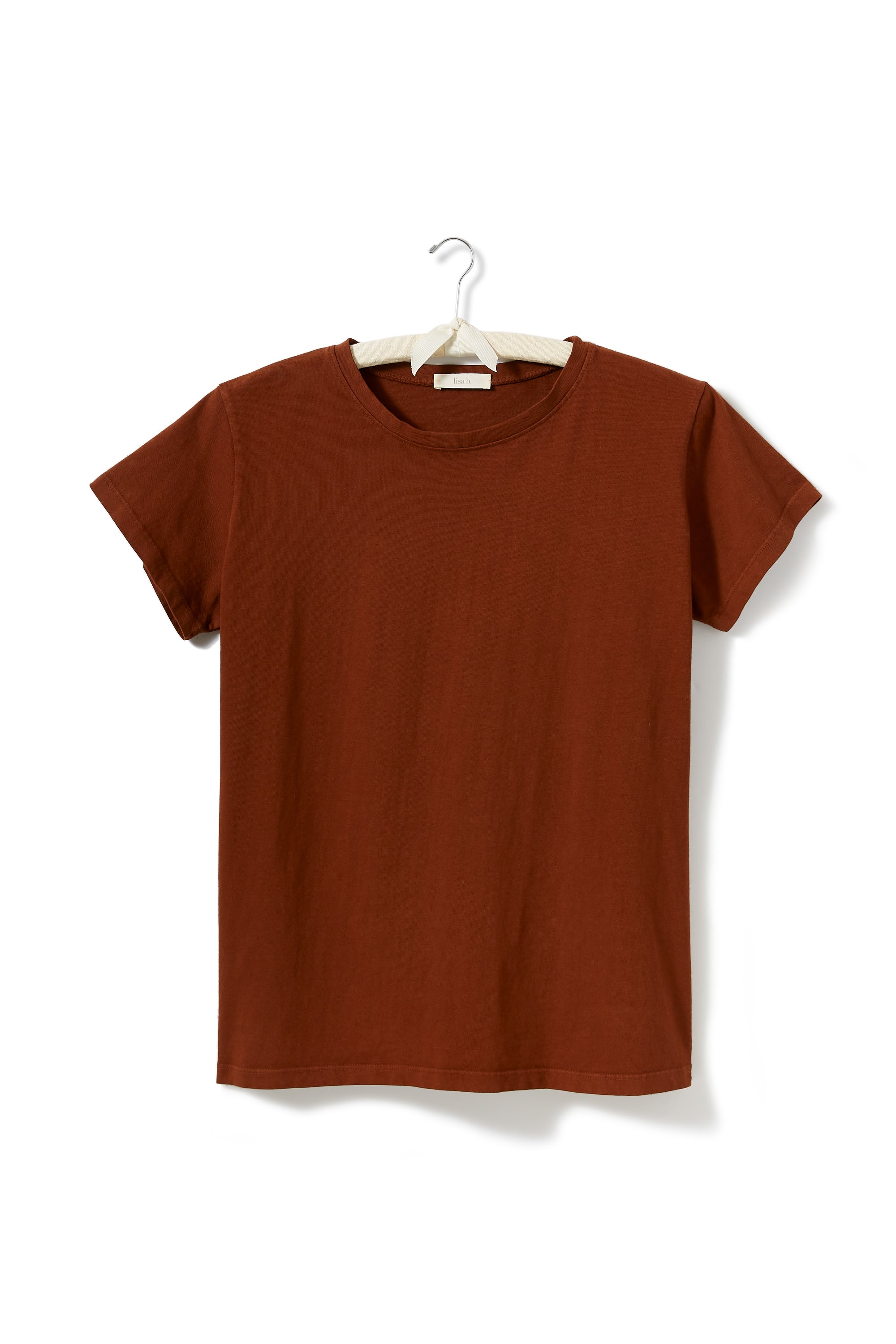 JjLink Tee ss crew neck Talla L Color MARRON CLARO