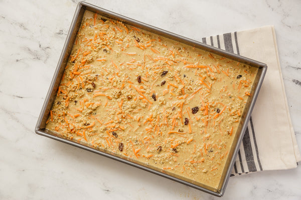 Before Baking Carrot Cake Oatmeal Bake