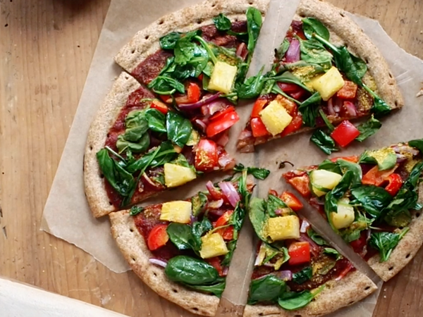 PLANTSTRONG Pizza Kit - BBQ Pineapple Pizza