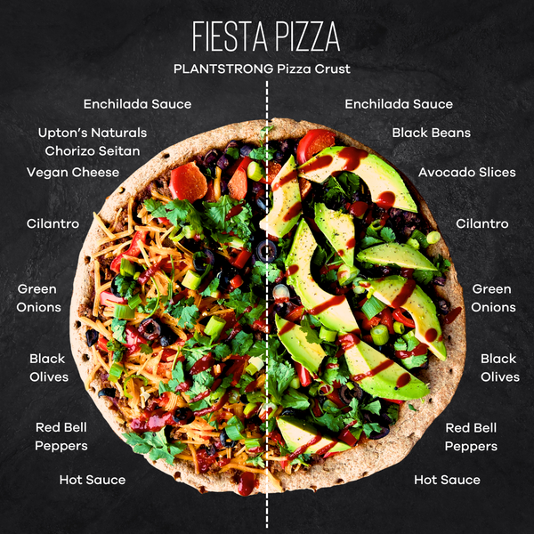 fiesta pizza with avocado