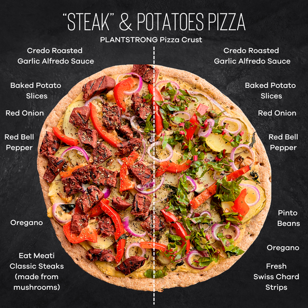 "Steak" and Potatoes Pizza