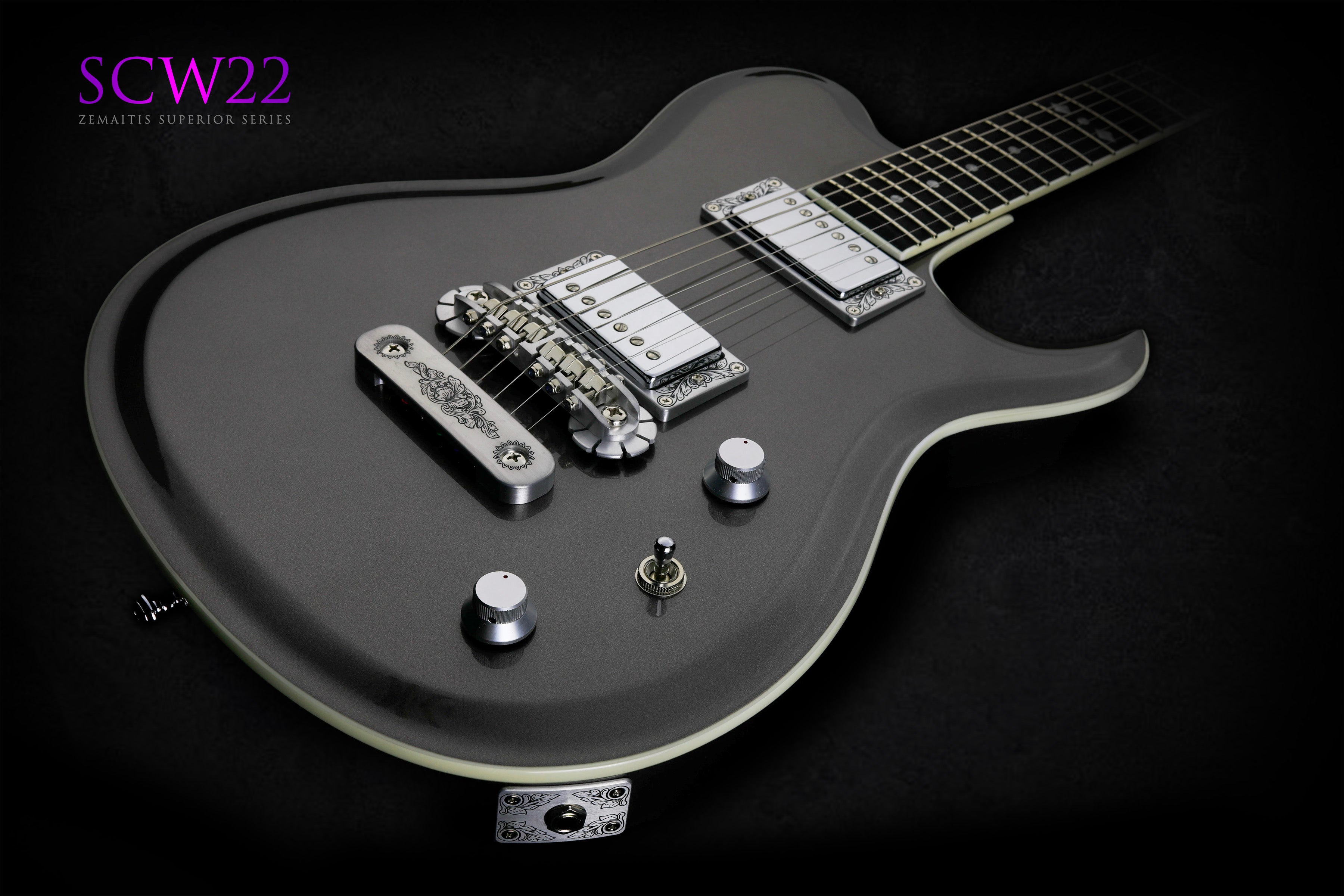 Zemaitis SCW22 Metallic Grey – Zemaitis Guitar Company