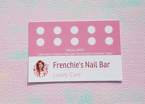 portrait logo loyalty card