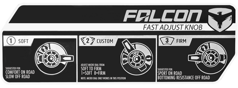 Falcon fast adjust knob