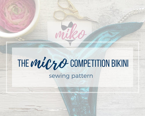 z  SQ007: Bikini Top + Bikini Bottom PDF Sewing Pattern – Quaint