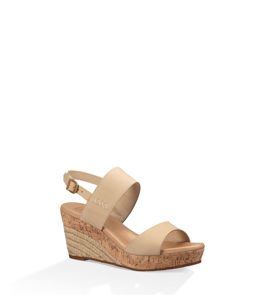 Ugg Elena Wedge Sandal in Horchata 