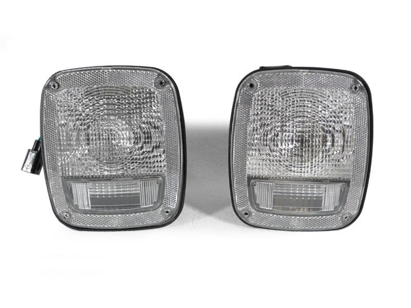 1996-2006 Jeep Wrangler TJ Clear or Smoke Rear Tail Light Set Made by – Jeep  Hood Latch