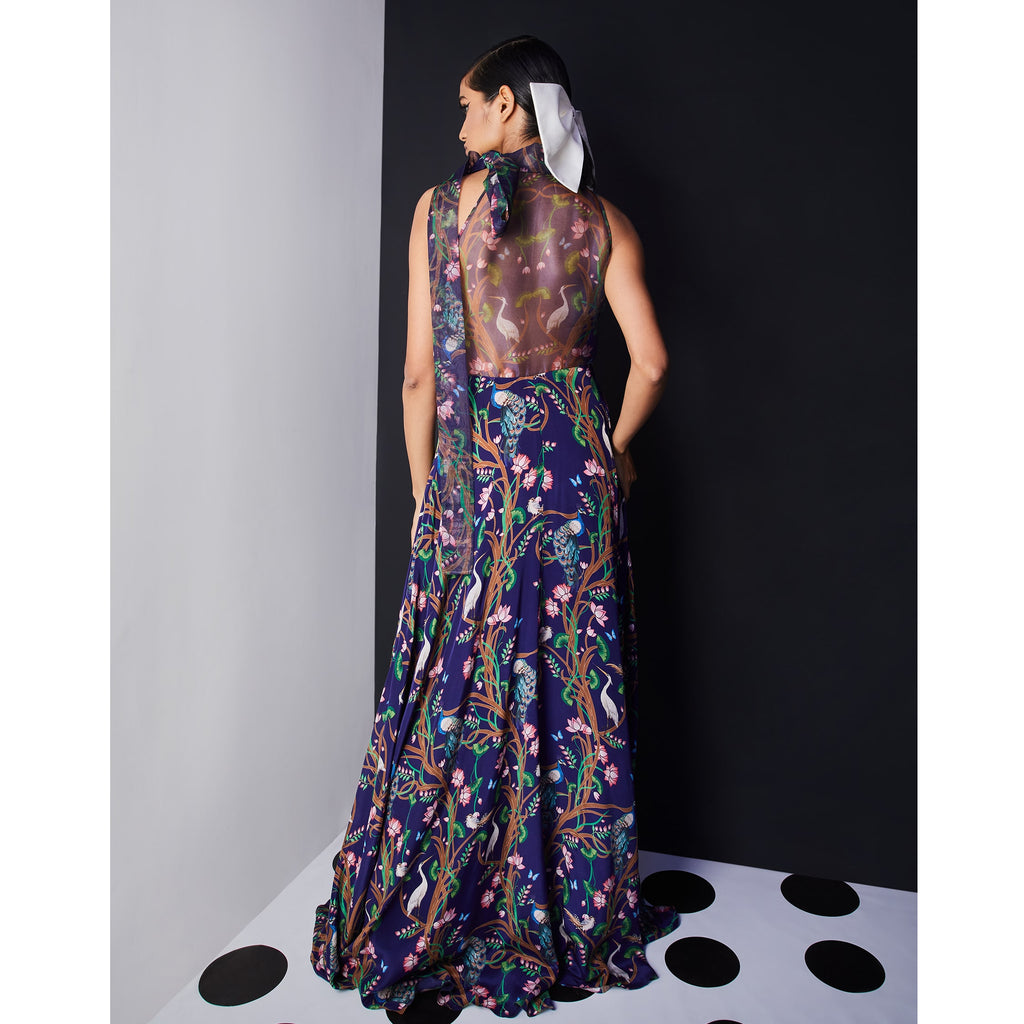 Embroidered Maxi Dress – Limerick by Abirr n' Nanki