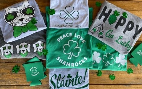 Luv the Paw St. Patricks Day Tshirts