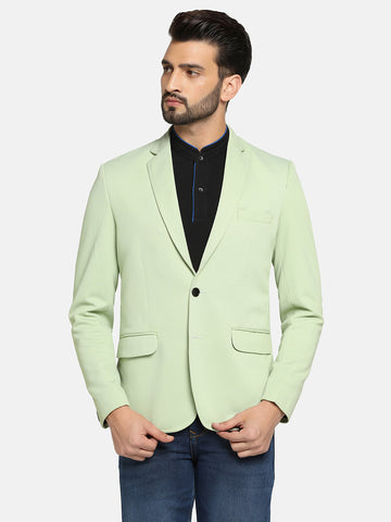 Buy online Navy-blue Solid Formal Blazer from Blazers for Men by Tahvo for  ₹2999 at 40% off