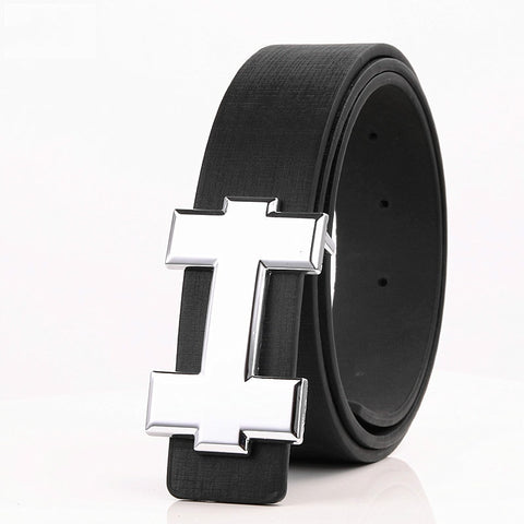 Luxury Brand Designer Belt With G-type Metal Automatic Buckle For
