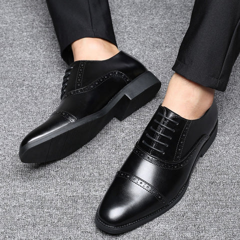 Oxford Leather Shoes For Men Casual 