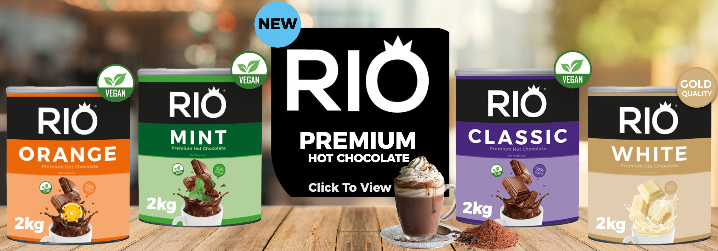 Rio Premium Hot Chocolate Range | Discount Coffee
