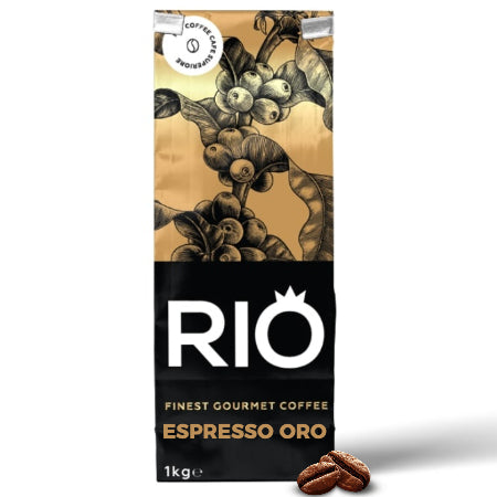 Rio Espresso Oro Coffee Beans (1kg) Italian Roast Coffee