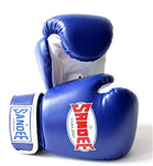 SANDEE-JUNIOR Authentic Velcro Blue & White Synthetic Leather Boxing Glove