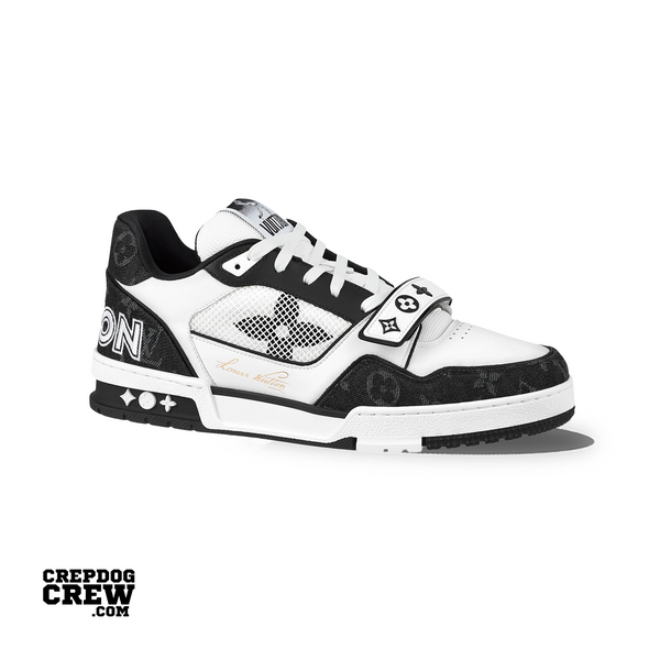 Louis Vuitton Black & White Comic Trainers – Savonches